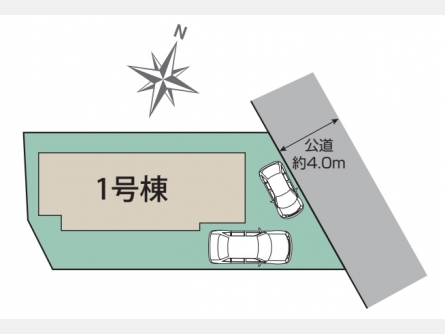 武蔵村山市神明3丁目〈新築〉多摩モノレール「上北台」駅徒歩14分　4LDK　オール電化　リビングイン階段　制震ダンパー　24時間換気　食器洗浄乾燥機　駐車2台可