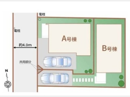 小平市花小金井5丁目〈新築戸建〉 西武新宿線「花小金井」駅バス13分 3LDK 建物67.28m² 土地84.11m² 都市ガス