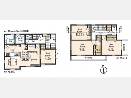 	東大和市芋窪4丁目〈新築〉多摩モノレール「上北台」駅徒歩18分　商業施設や公園など周辺施設が充実しており ご家族みんなが安心出来る住環境です。建物も住宅性能評価７項目最高等級の他、建物、地盤の保証も充実　全12棟①号棟