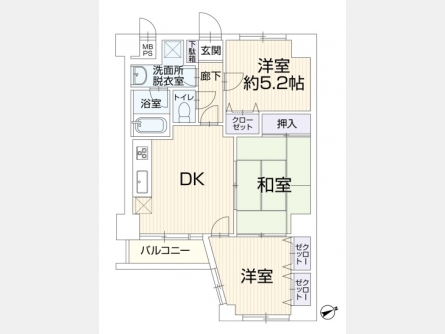 立川市富士見町1丁目〈中古〉JR青梅線「西立川」駅徒歩4分　3DK　リフォーム済住宅　