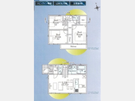 武蔵村山市残堀第4丁目〈新築戸建〉 西武拝島線「西武立川」駅バス10分 3LDK 建物77.76m² 土地113.1m²