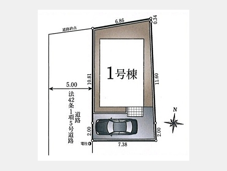 東大和市清水4丁目〈新築〉西武多摩湖線「武蔵大和」駅から徒歩11分　3LDK　太陽光発電設備標準搭載　リビングイン階段採用　ウォークインクローゼット　浴室換気暖房乾燥機