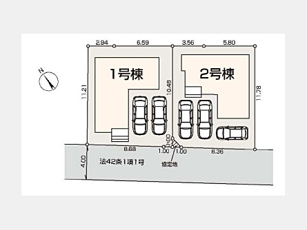 武蔵村山市三ツ藤〈新築戸建〉 「西武立川」駅 3LDK 建物81m² 土地108.99m²