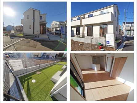 東大和市狭山4丁目〈新築〉西武多摩湖線「武蔵大和」駅徒歩7分　太陽光発電採用住宅　長期優良住宅　地震に強い家　ZEH水準省エネ住宅　　北東角地　全居室物入完備　浄水器　浴室乾燥機　全8棟F号棟