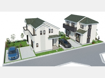 東大和市高木2丁目〈新築〉西武多摩湖線「武蔵大和」駅徒歩15分　太陽光発電採用住宅　長期優良住宅　ZEH水準省エネ住宅　敷地面積43坪超　浄水器　浴室乾燥機　全2棟6期A号棟