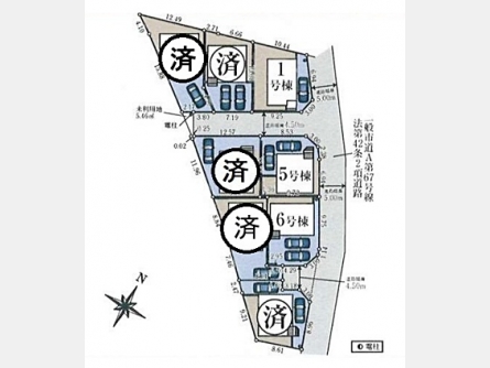 武蔵村山市神明3丁目〈新築〉多摩モノレール「上北台」駅徒歩16分　3LDK　太陽光発電設備標準搭載　2階にプライベートを楽しむ4部屋を配したプラン　幅広バルコニー　防犯カメラ　浴室換気暖房乾燥機　制震装置　省エネ住宅　全8棟⑥号棟