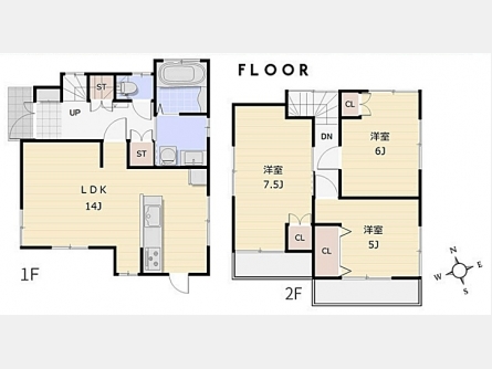 武蔵村山市大南3丁目〈中古〉多摩モノレール「桜街道」駅徒歩17分　室内・水回りもきれいにお使いです　リフォーム履歴あり