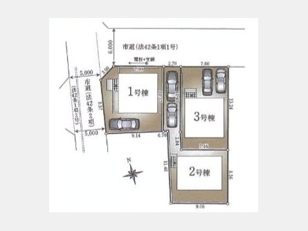 武蔵村山市残堀第4丁目〈新築戸建〉 西武拝島線「西武立川」駅バス10分 3LDK 建物77.76m² 土地113.1m²