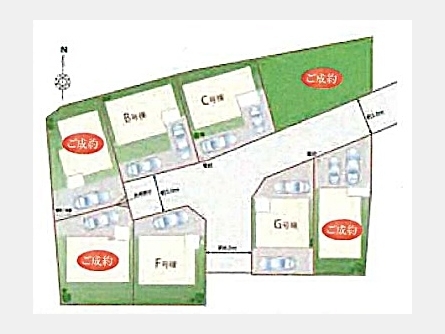 東大和市狭山4丁目〈新築〉西武多摩湖線「武蔵大和」駅徒歩7分　太陽光発電採用住宅　長期優良住宅　地震に強い家　ZEH水準省エネ住宅　　南西角地　駐車2台可　全居室物入完備　浄水器　浴室乾燥機　全8棟F号棟