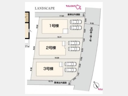 武蔵村山市残堀5丁目〈新築戸建〉 西武立川線「西武立川」駅バス13分 4LDK 建物107.23m² 土地149.68m²