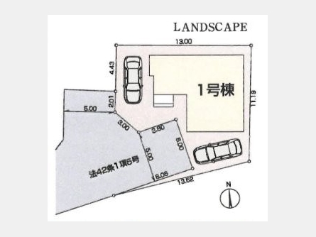 武蔵村山市残堀2丁目〈新築戸建〉 JR青梅線「昭島」駅バス20分 4LDK 建物100.84m² 土地128.34m² 駐車場あり