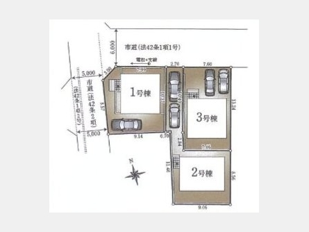 武蔵村山市残堀4丁目〈新築戸建〉 西武拝島線「西武立川」駅バス10分 3LDK 建物79.38m² 土地100m²