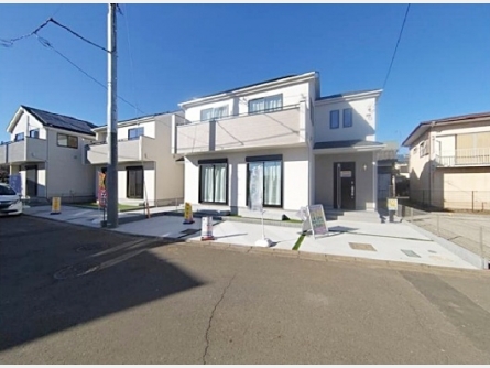 東大和市狭山4丁目〈新築〉西武多摩湖線「武蔵大和」駅徒歩7分　太陽光発電採用住宅　長期優良住宅　地震に強い家　ZEH水準省エネ住宅　　LDK広々18.86帖　浄水器　浴室乾燥機　全8棟B号棟