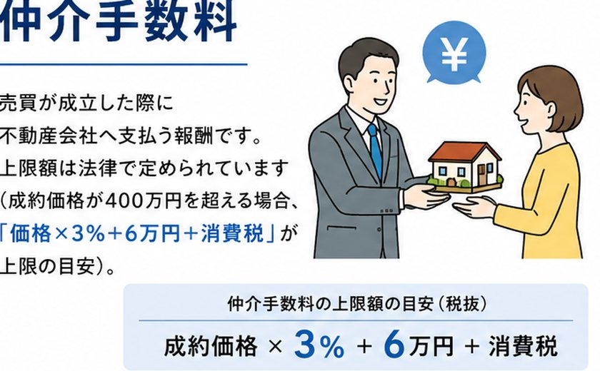 仲介手数料の説明図